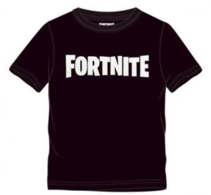 Niet Opgegeven Fortnite t-shirt-black logo-140cm