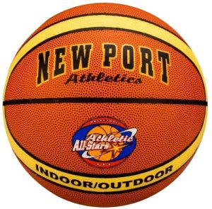 New Port Ballon de basket en cuir PVC laminé