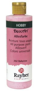 Peinture acrylique premium rose layette 235 ml - decoart