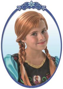 Perruque de la Princesse Anna Frozen La Reine des Neiges Rubie’s