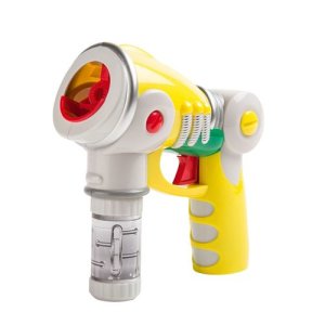 Pustefix jouets d'extérieur Pistolet à bulles 29 cm jaune