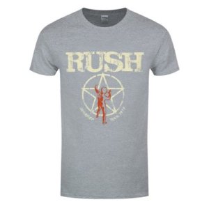 Rush T-Shirt American Tour 1977 Sports Homme Gris - Taille XXL