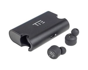 TIE Truly PRO - In-ear hoofdtelefoons met micro - inwendig - Bluetooth - draadloos - actieve geluidsdemping - zwart