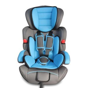 Todeco - Siège Auto pour Bébé et Enfant, Siège Auto Rehausseur, Bleu, De 9 à 36 kg, Standards/Certifications: ECE R44 / 04
