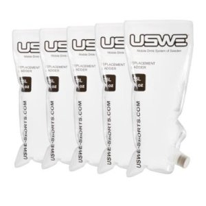 Uswe sports 101016 lot de 5 poches à eau de rechange pour système dhydratation transparent 34,0 x 24,5 x 3,5 cm 50 l