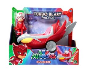 Véhicule Pyjamasques Turbo Racer avec figurine Bibou