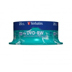 Verbatim DVD vierges réinscriptibles - Verbatim - Spindle par 25 - 4.7 Go - 4x
