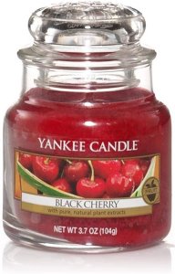 Yankee Candle bougie petite jarre, « Cerise noire »