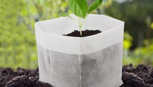 100 Pack of Non-Woven Nursery Plant Grow Bags - 4 Sizes