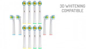 12 or 24 Oral-B Compatible Toothbrush Heads - 5 Models