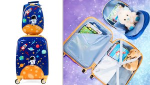 2-in-1 Kid's ABS Luggage Set