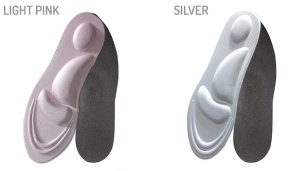 2 Pairs of 4D Memory Foam Orthotic Insoles - 2 Sizes & 8 Colours
