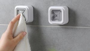 4 or 8-Pack of Wall Mounted Towel Holders - 2 Colours
