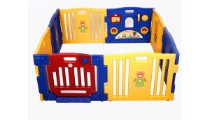 8-Panel Large Foldable Baby Playpen