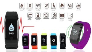 HR12+ Fitness Tracker with Blood Pressure, Oxygen & Heart Rate Monitor - 5 Colours!