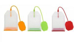 Silicone Tea Bag Strainers - 6 Colours & 2 Options