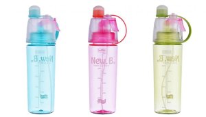 Sports Spray Water Bottle - 4 Colours