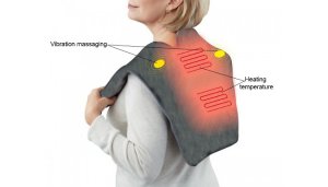 USB Vibration & Heat Massager Shawl