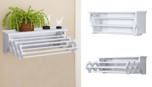Wall-Mounted Extendable Drying Rack