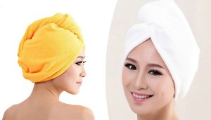 Water Absorbing Quick-Drying Hair Towel - 9 Colours