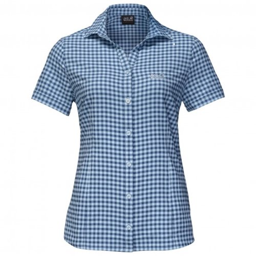 Jack Wolfskin - Women's Kepler Shirt - Blouse maat XS, blauw/grijs