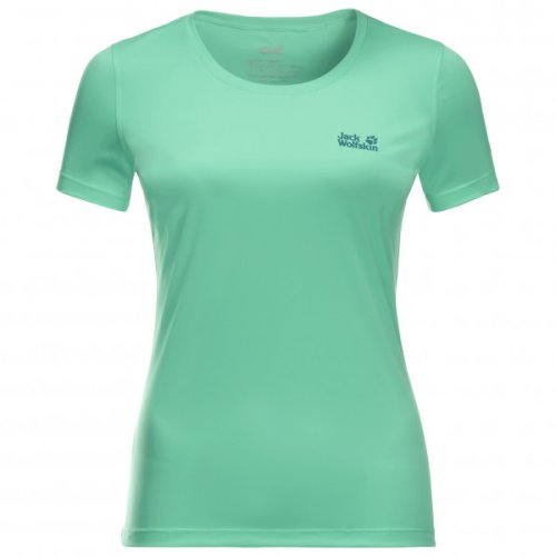 Jack Wolfskin - Women's Tech Tee - Sportshirt maat XL, groen
