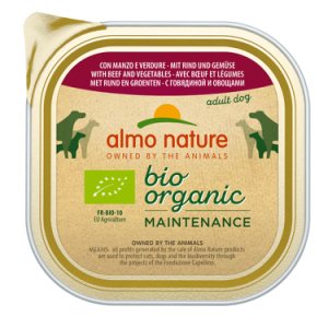 Almo Nature BioOrganic Maintenance 9 x 300 g - Bio Vaca e bio vegetais