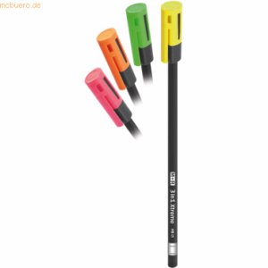 32 x M+R Kappen-Spitzer mit Bleistift Kunststoffspitzer mit Stift