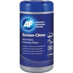 AF Screen-Clene - Reinigungstücher (Wipes) (Packung mit 100) (SCR100T)