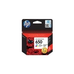 HP 650 - Farbe (Cyan farbstoffbasiert, Magenta farbstoffbasiert, Yellow farbstoffbasiert) - Original - Tintenpatrone - für Deskjet Ink Advantage 2645, Ink Advantage 35XX, Ink Advantage 4515, Ink Advantage 4645 (CZ102AE)