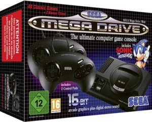 SEGA Mega Drive Mini (Int) Retro Konsole inkl. 2 Controller (1034153)
