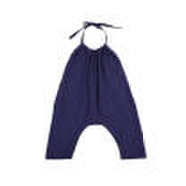2-6T UK Baby Girl Summer Strap Halter Romper Jumpsuit Bodysuit Clothes Outfits