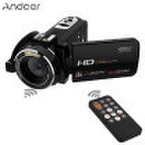 Andoer HDV-Z20 Cámara de video digital Full HD 1080P portátil Máx 24 megapíxeles 16¡Á Videocámara de zoom digital 30 táctil LCD giratorio