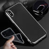 Canis Funda ultra delgada transparente para el iphone de apple xs x max xr 2018 cubierta de teléfono de silicona
