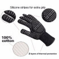Grilling Gloves-Heat Resistant Gloves BBQ Kitchen Silicone Oven Mitts