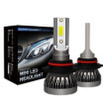 Kit de conversión de bombillas de faros delanteros LED de 2 piezas Mini LED lámpara de conducción 6000K