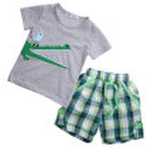 Canis Toddler kids boy clothes tops camiseta pantalones summer outfits 2pcs conjunto