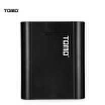 TOMO P4 Power Bank - Estuche doble para cargador USB para batería de ion de litio 18650
