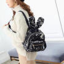Duopindun Womens new backpack travel pu leather handbag rucksack shoulder school bag