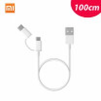 Xiaomi USB 20 a Micro USB Tipo C Cable de carga Cable de línea de datos de sincronización para Xiaomi Samsung 30 cm