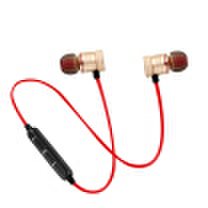 Cwxuan Sports Magnetic Bluetooth V41 Stereo Earphone with Microphone