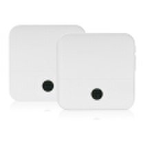 2PCS US Wireless Doorbell Chime With LED 4 Levels Volume 52 Ringtones Compatible with Smart Video Doorbell