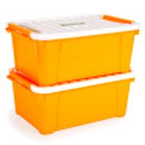 Billion high EKOA storage box home storage box snack toy storage box storage box 2 sets 20L mango yellow