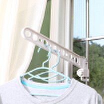 Melody window frame hanging rack clothes rail hanging window creative hanger balcony window sill cool clothes drying socks drying rack