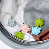 Merlot Jia colorful starfish laundry ball magic decontamination anti-winding color Japanese style wash ball washing machine ball 10 Pack