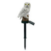 Great Power Star Owl solar light with solar panel ip65 water resistance for garden patio yard courtyard path brown