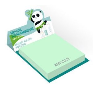Keep Cool Free gift - soothe bamboo line memo pad