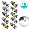 Asled 10pcs w5w width lamp light license plate lamp indoor lamp