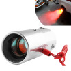 Car Accessories Universal Car Carbon Exhaust Tip Exhaust Pipe Muffler Steel Tail Pipe Lumine Fire Cool Car Tail Throat