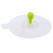 Joy Collection Four thousand kilometers of silicone cup cover large leakproof seal dustproof cute environmental protection folder spoon cup cover cup lid sw1010 green